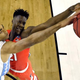 Brice Johnson, No. 11 of the North Carolina Tar Heels, defends a shot by Tyler Roberson, No. 21 of the Syracuse Orange, during the NCAA Men’s Final Four game at NRG Stadium on April 2, 2016, in Houston.
Chris Steppig-Pool/Getty Images
